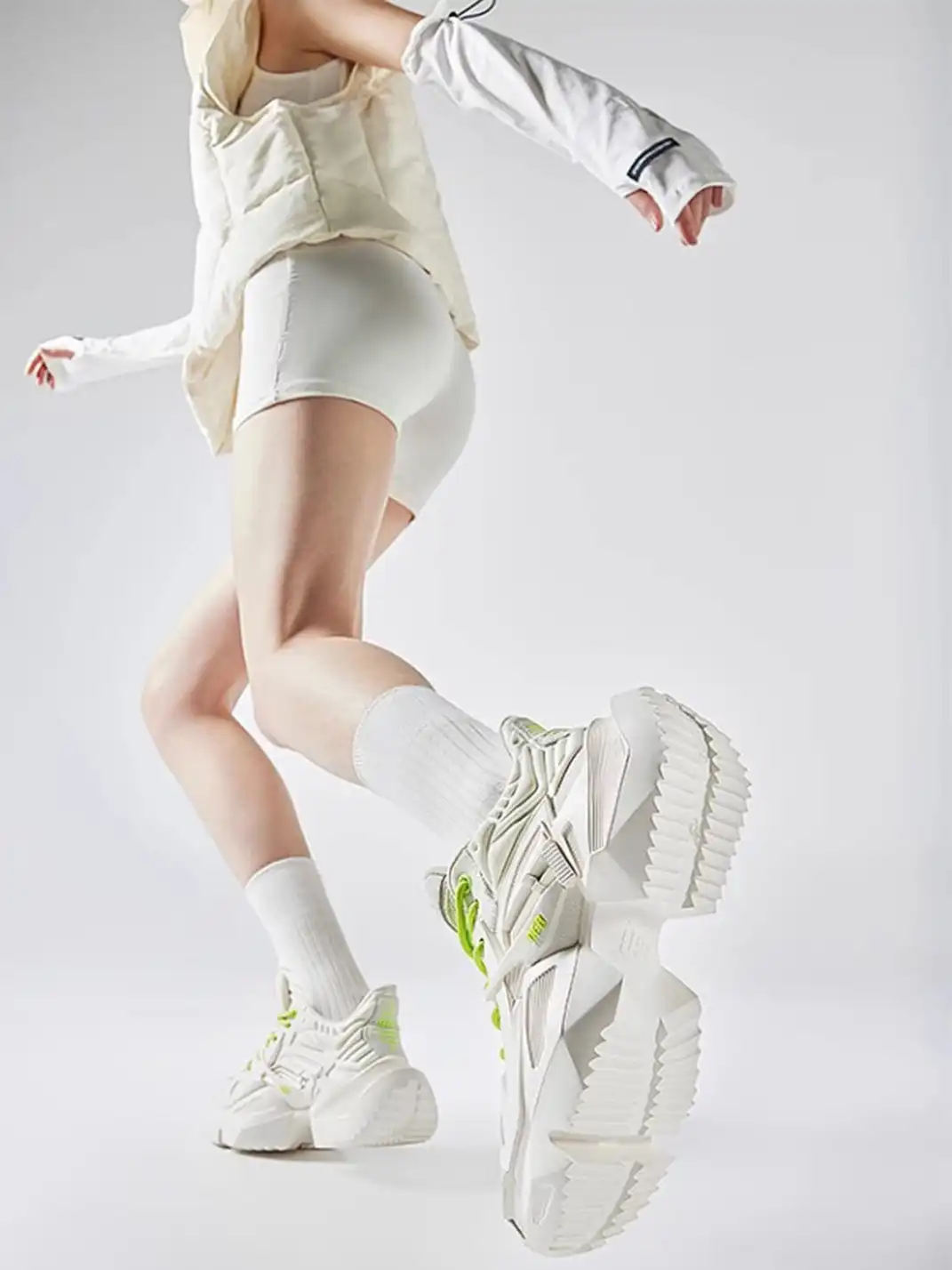 OGR | “Space Mecha 2.0” Chunky Sneaker-White