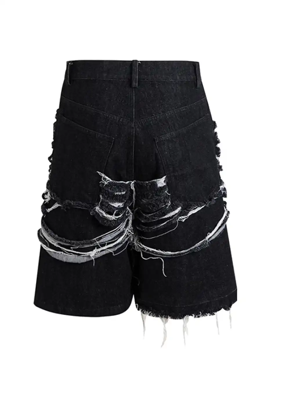 DND4DES丨Slashed Distressed Shorts
