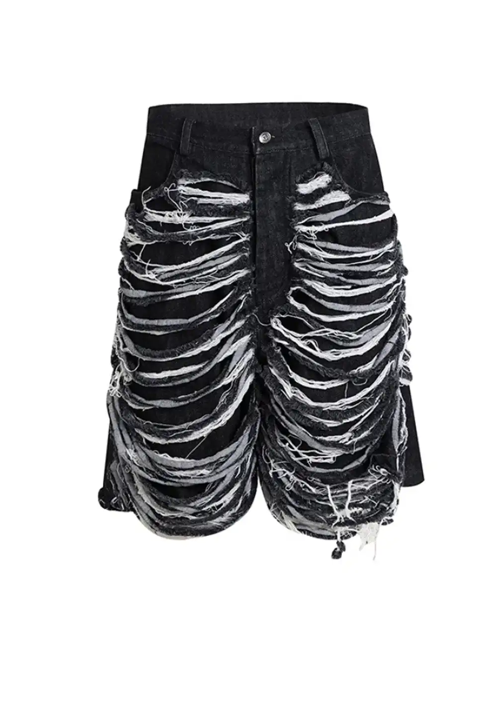 DND4DES丨Slashed Distressed Shorts