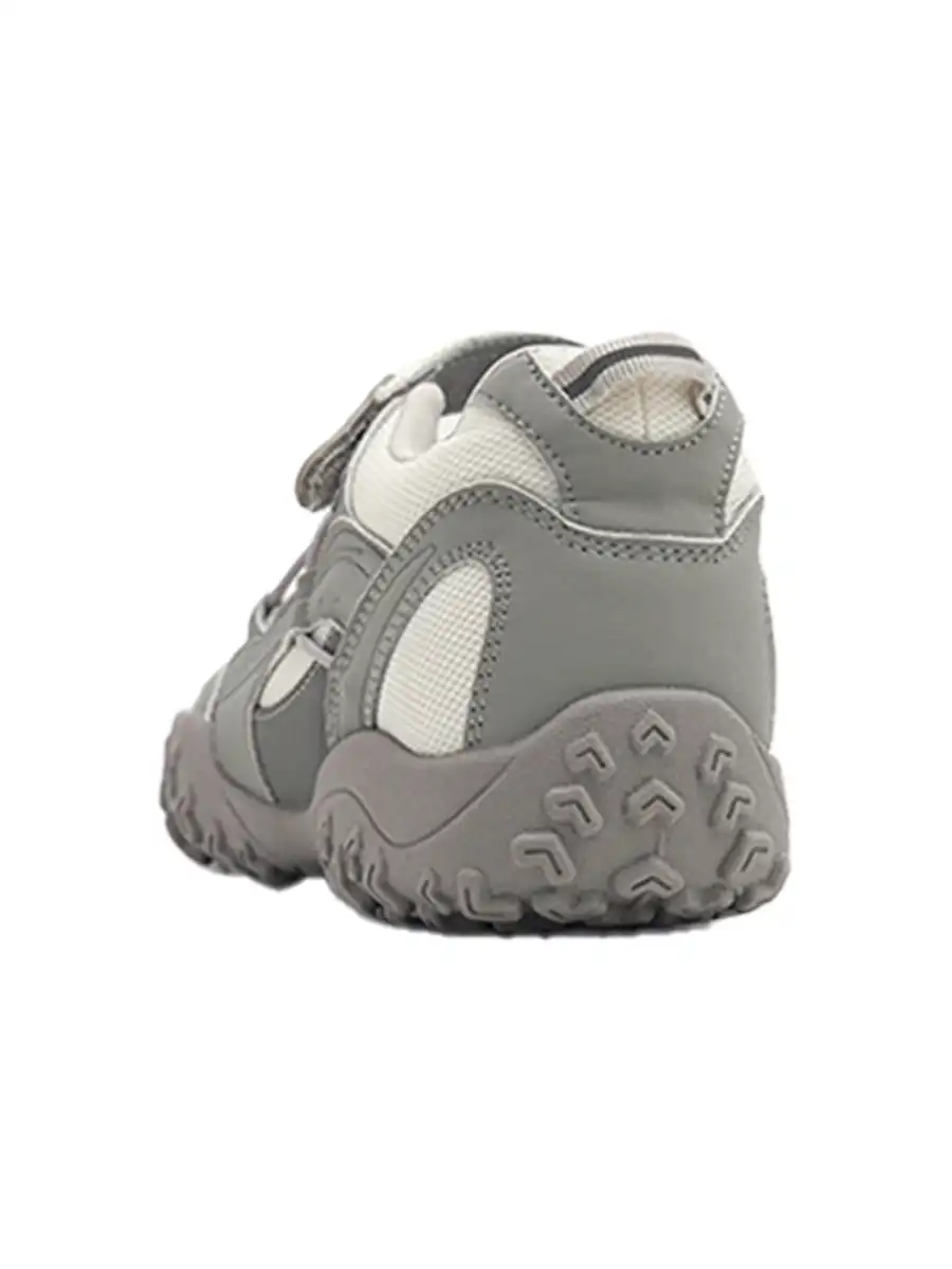 UNCLEWEN | Hybrid Ballet Velcro Trainer With Removable Insole-Gray - 4