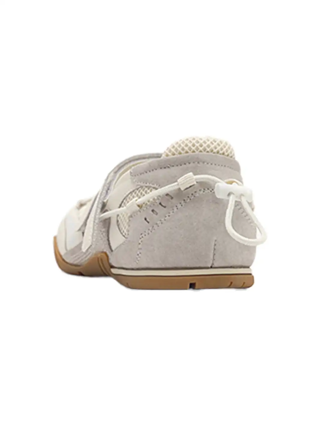 UNCLEWEN | Hybrid "Speed Ballet" Quick Lace Trainer-Beige