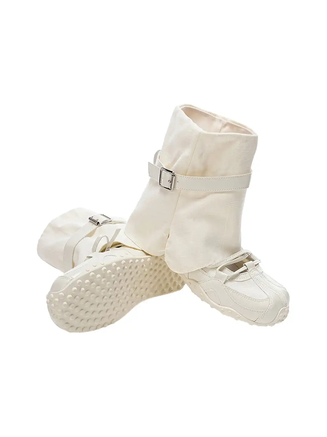 EBLAN | Hybrid Ballet Velcro Trainer With Removable Sock Shaft