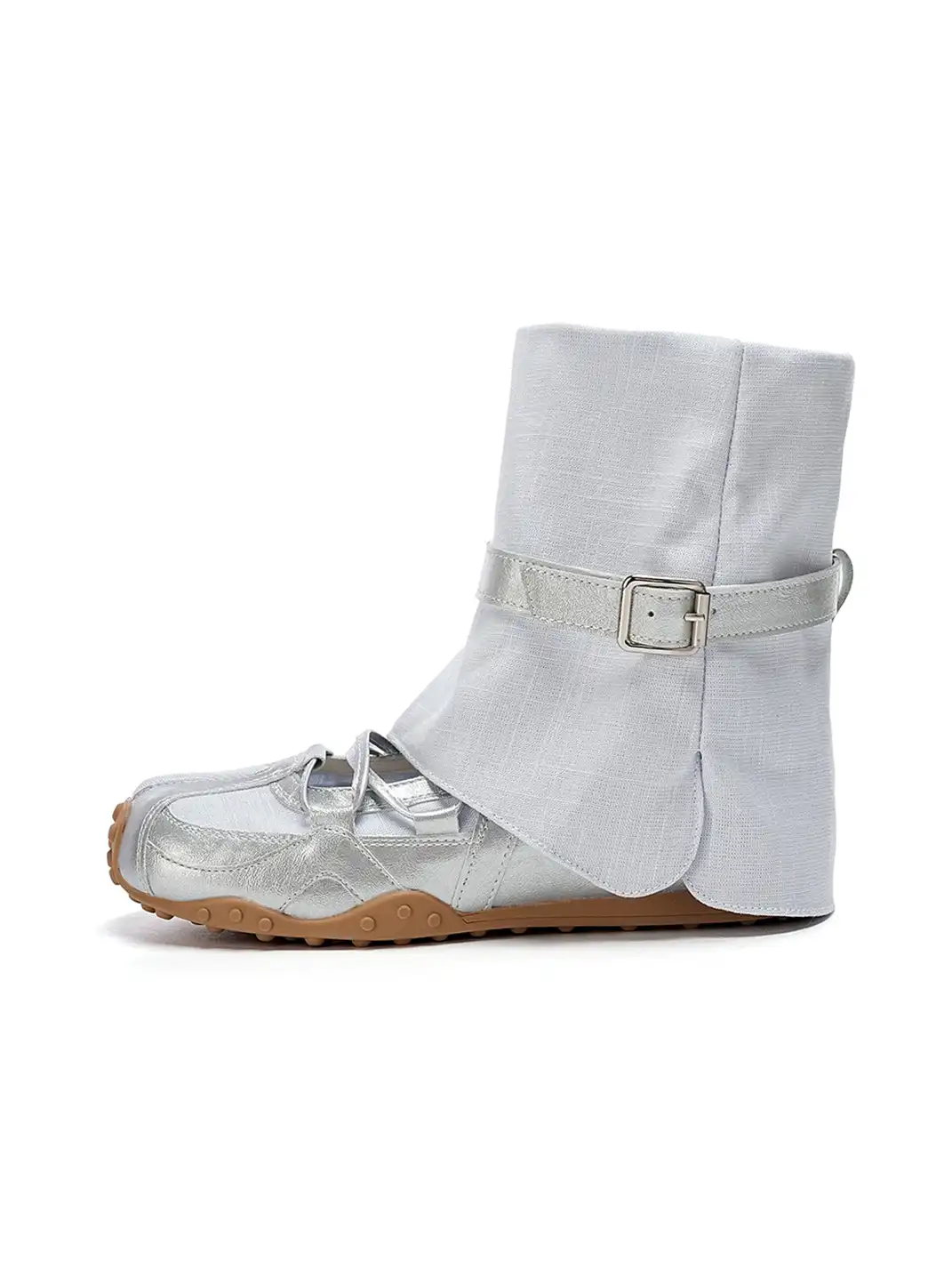 EBLAN | Hybrid Ballet Velcro Trainer With Removable Sock Shaft
