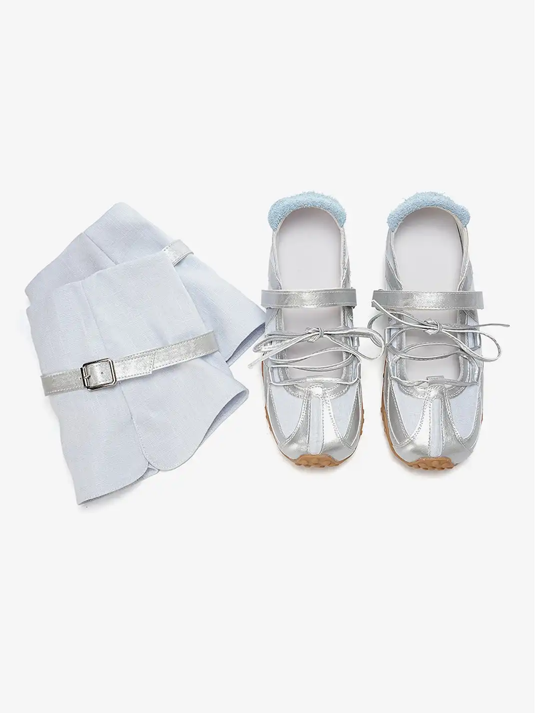 EBLAN | Hybrid Ballet Velcro Trainer With Removable Sock Shaft