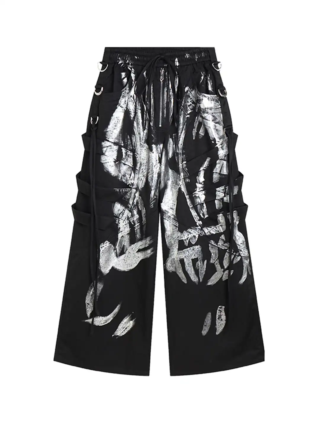 DND4DES | Silver Strap Drawstring Cargo Pants