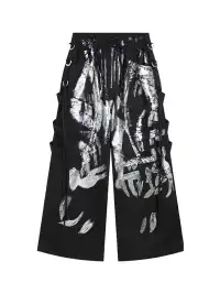 DND4DES | Silver Strap Drawstring Cargo Pants