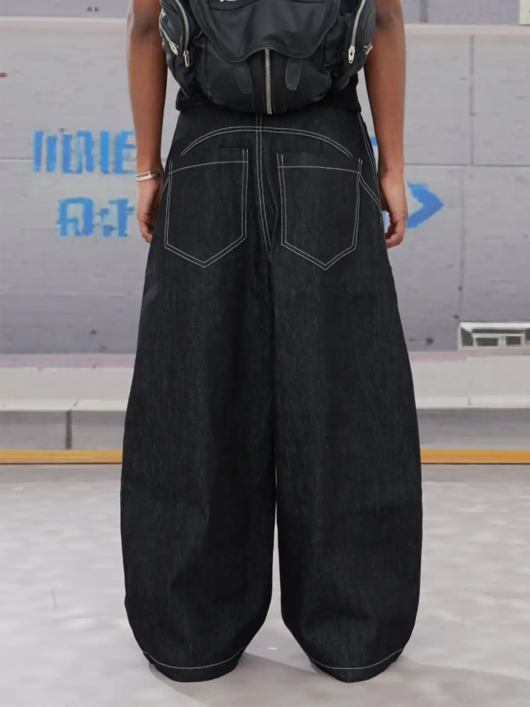DND4DES | Vintage Baggy Raw Denim Jeans