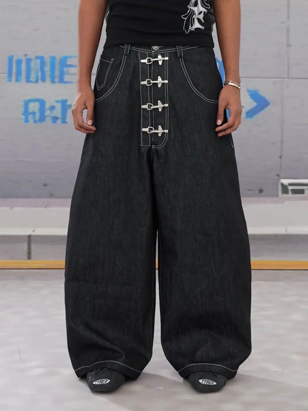 DND4DES | Vintage Baggy Raw Denim Jeans
