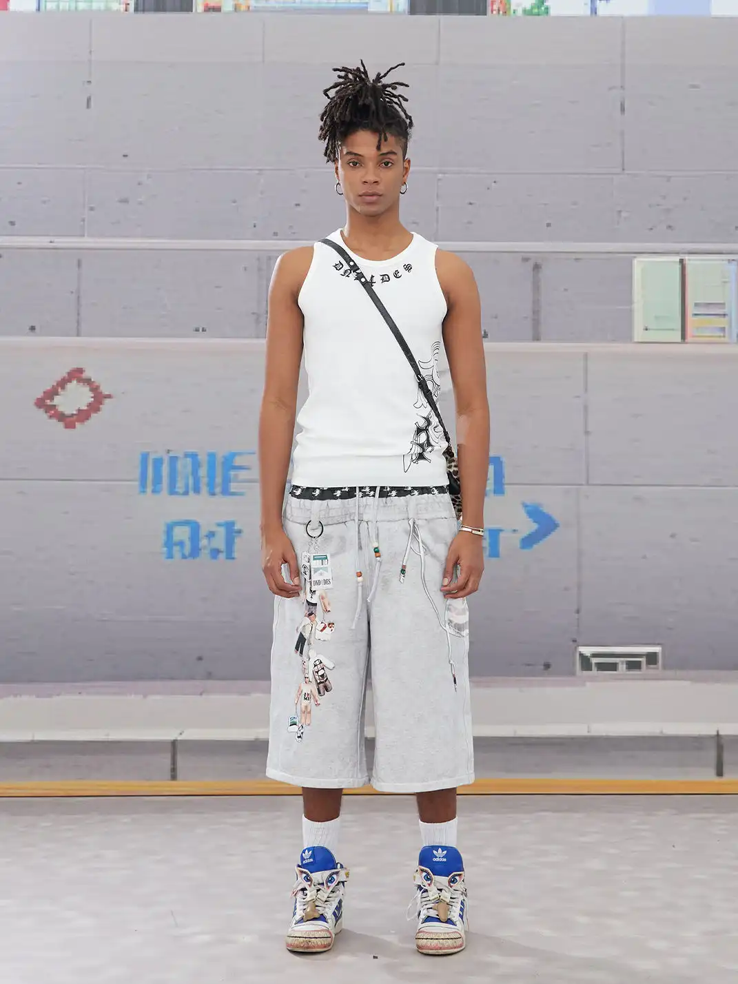 DND4DES | Cartoon Bikini Print Sweat Shorts