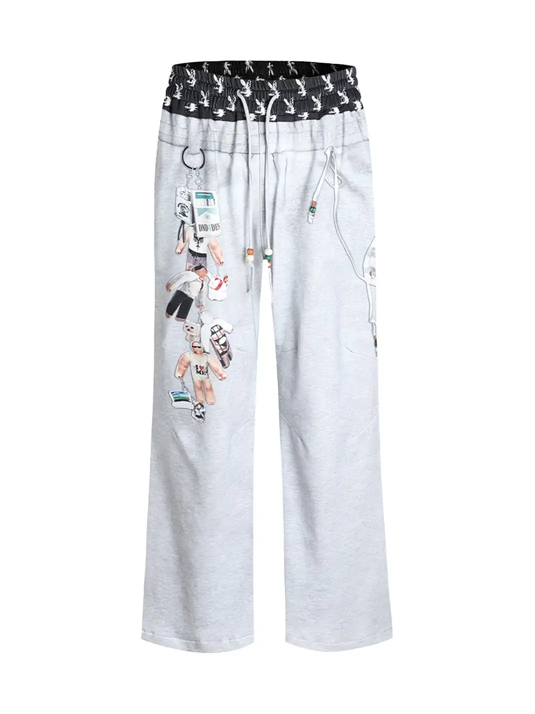 DND4DES | Bikini Print Double Waist Flare Pants