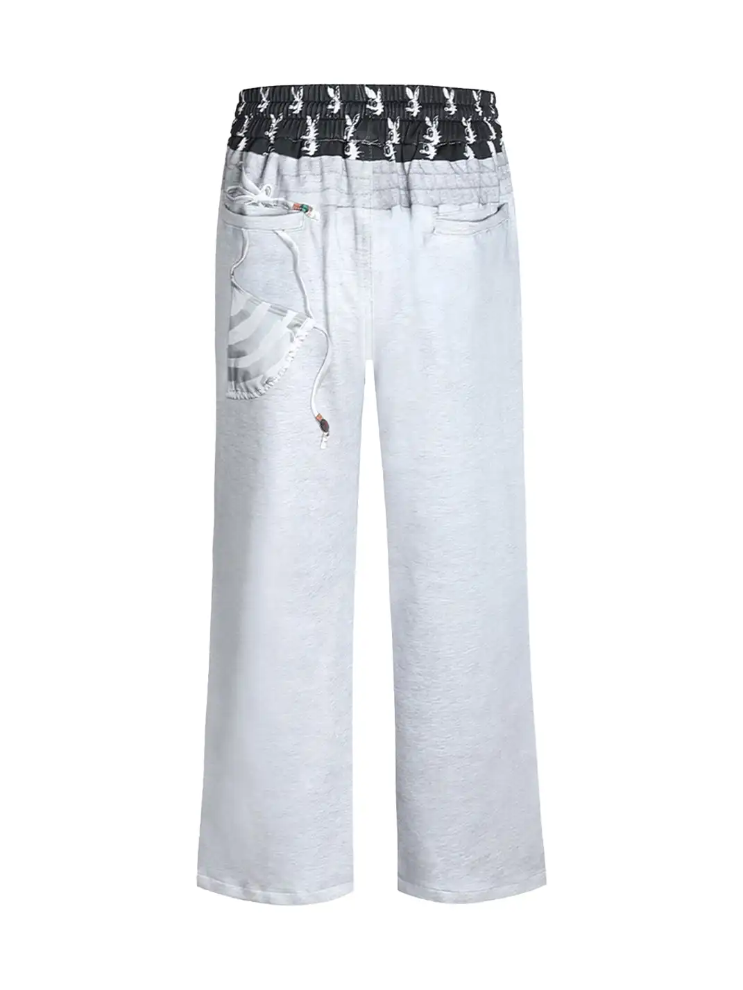 DND4DES | Bikini Print Double Waist Flare Pants