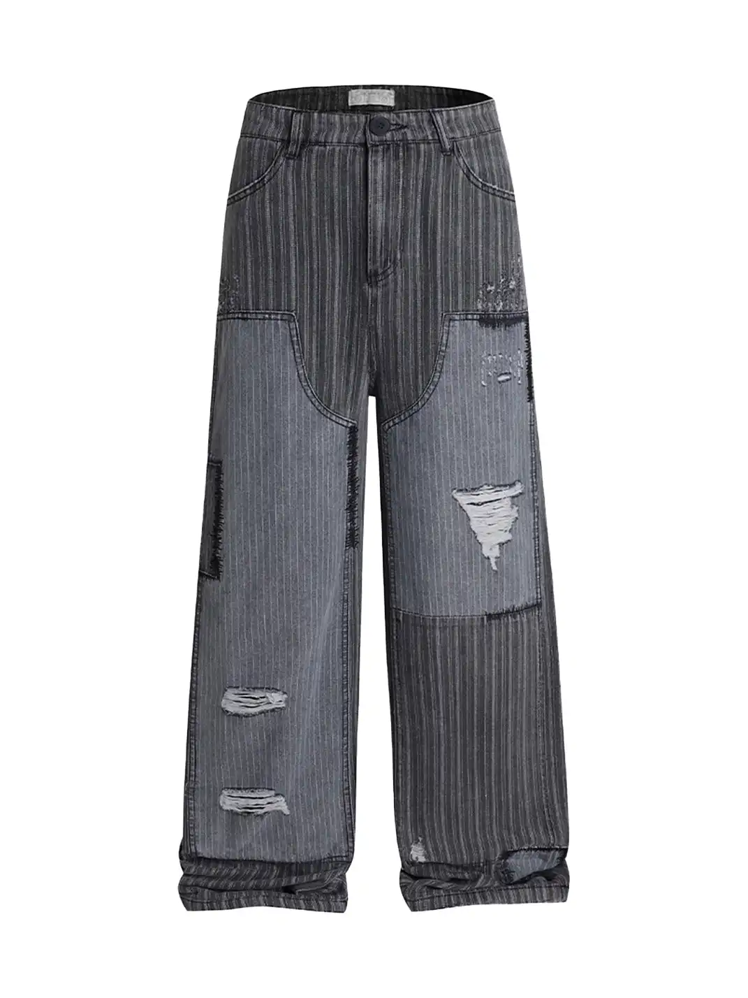 DND4DES | Vintage Patchwork Striped Boro Pants