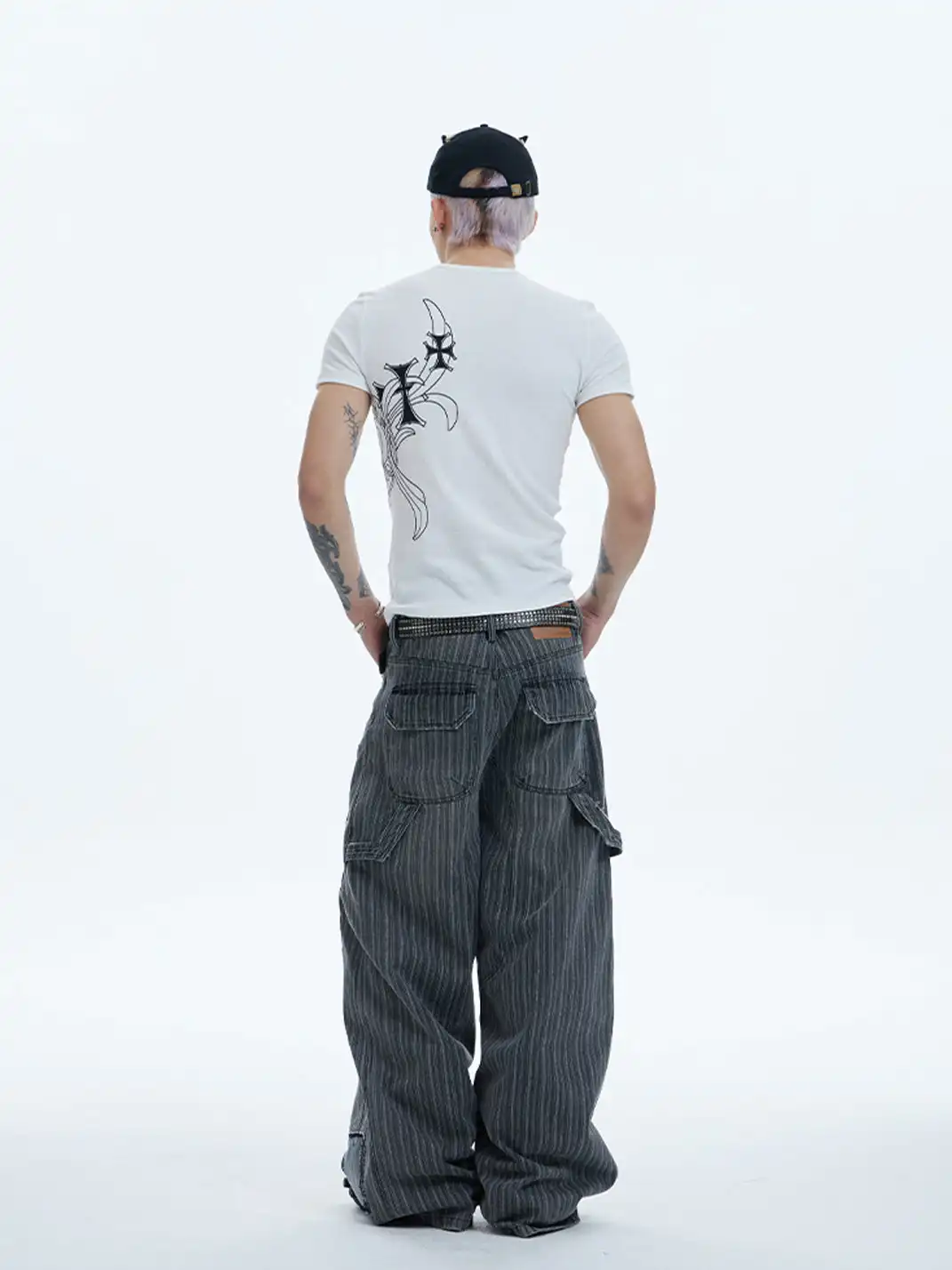 DND4DES | Vintage Patchwork Striped Boro Pants