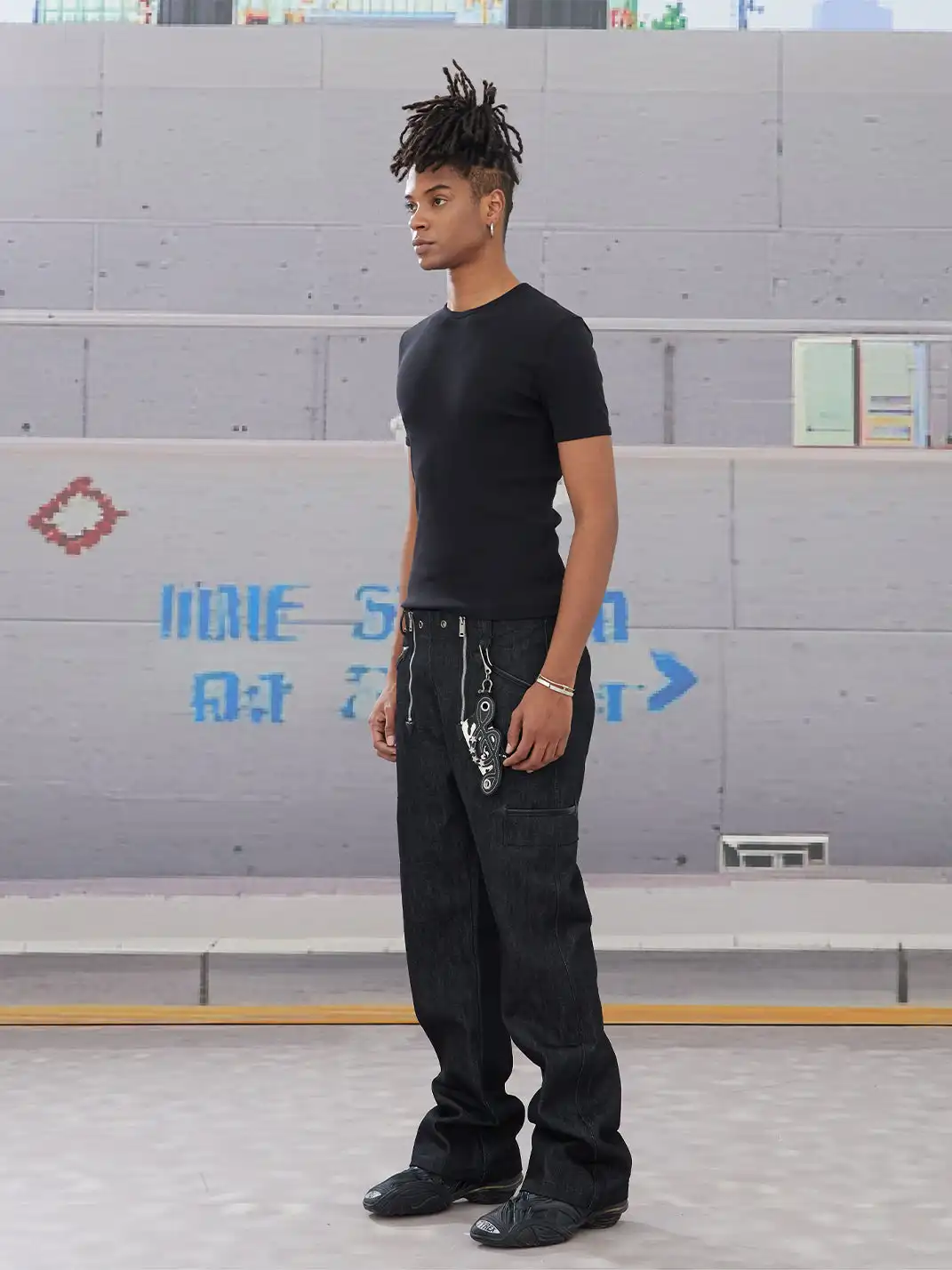 DND4DES | Tight Ribbed Basic Stretch T-Shirt