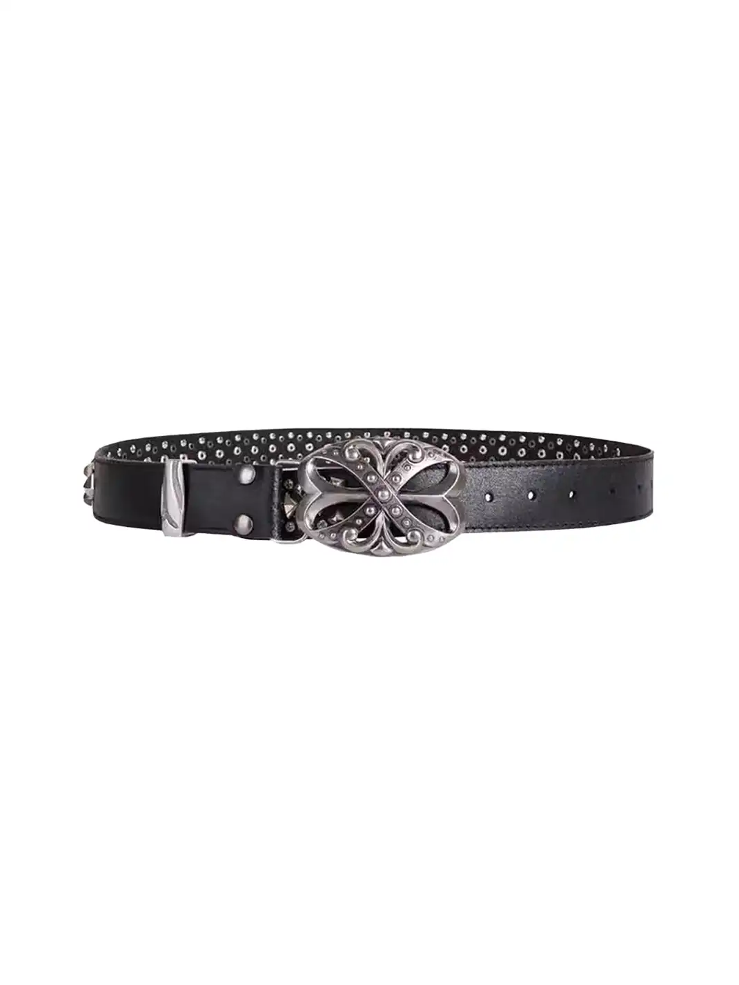 DND4DES | Studded Rhinestone Real Leather Punk Belt