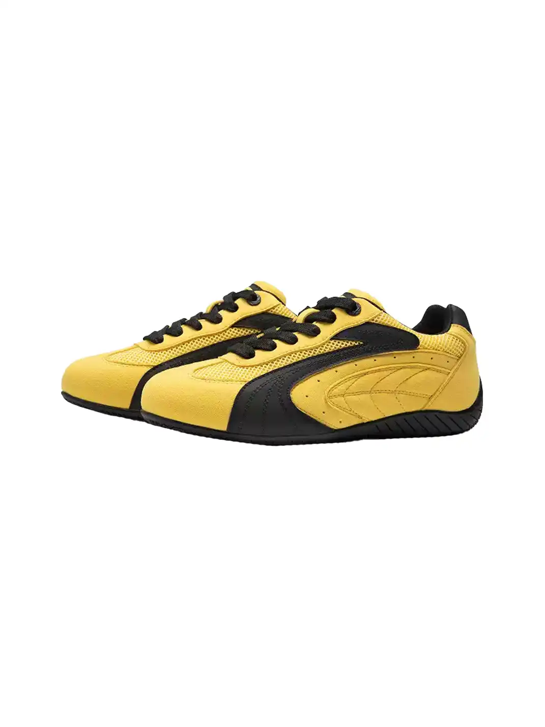 SENGUOGUO | "Apex" Retro Motor Sports Racing Trainer-Yellow