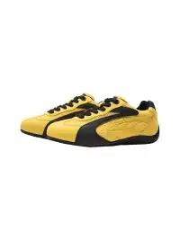 SENGUOGUO | "Apex" Retro Motor Sports Racing Trainer-Yellow