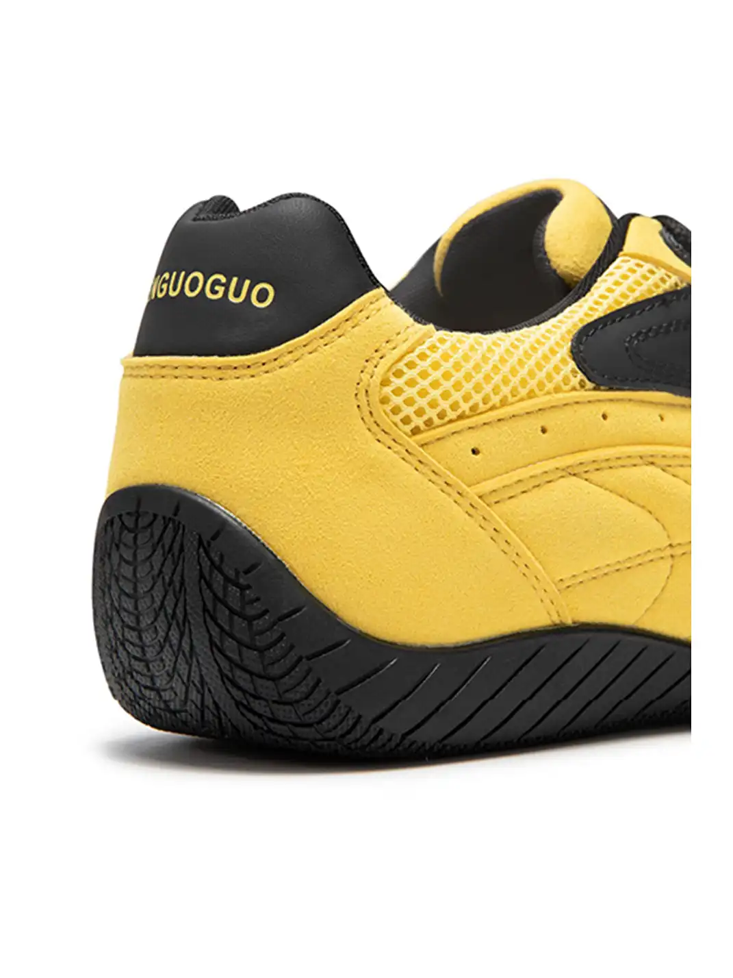 SENGUOGUO | "Apex" Retro Motor Sports Racing Trainer-Yellow