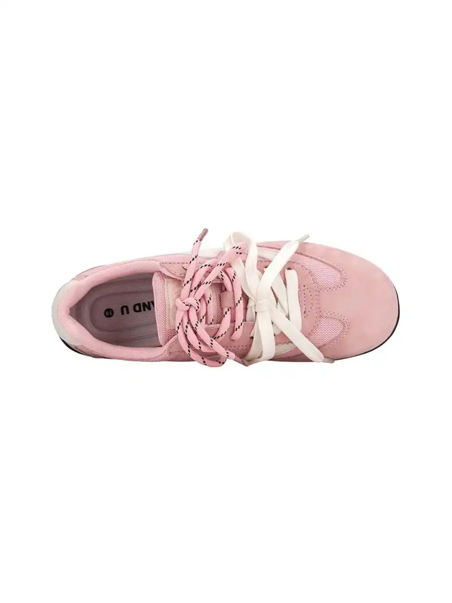 ANDU | "Chicane" Classic Racing Motor Sports Trainer-Pink - 2