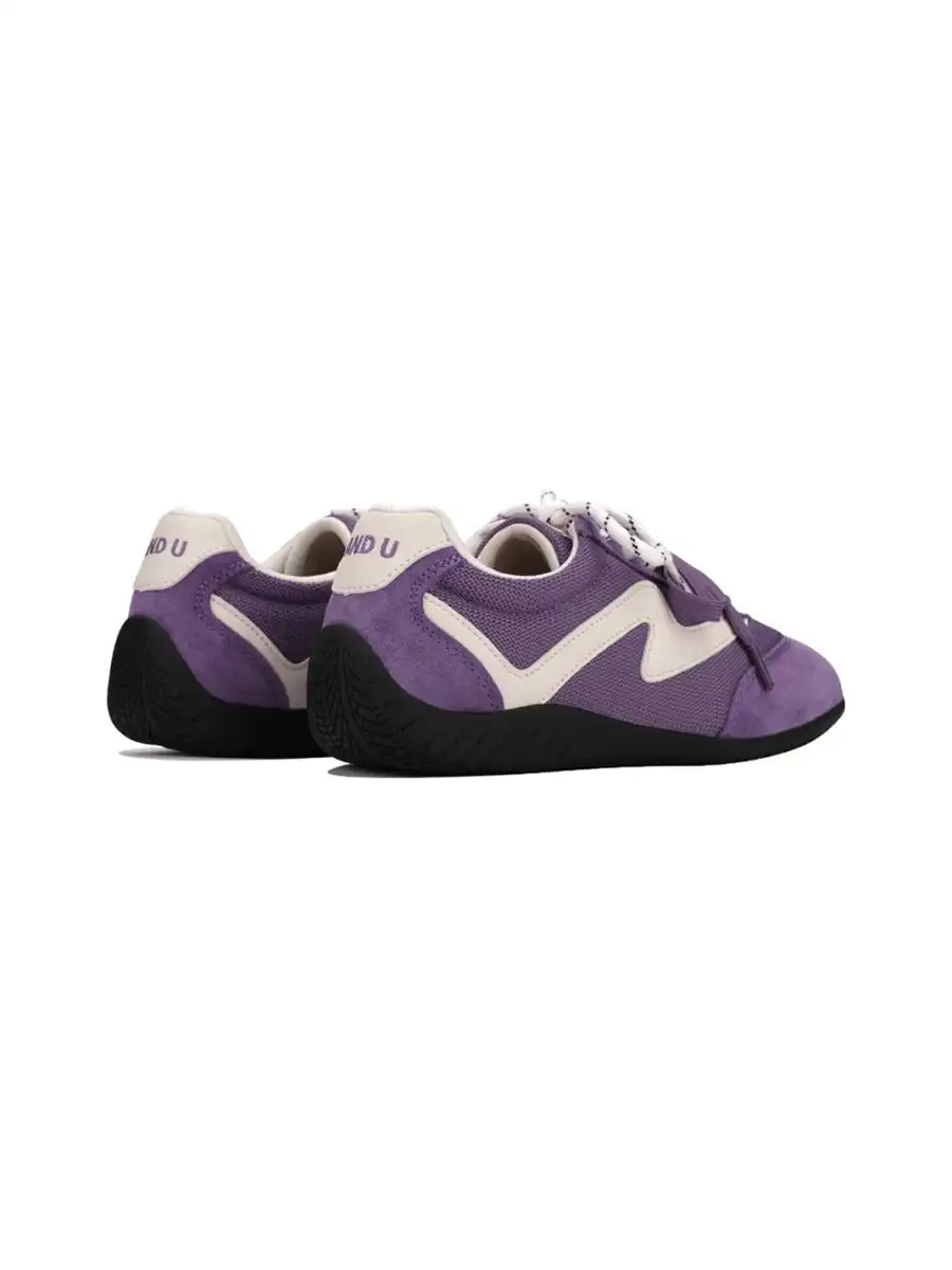 ANDU | "Chicane" Classic Racing Motor Sports Trainer-Purple - 3
