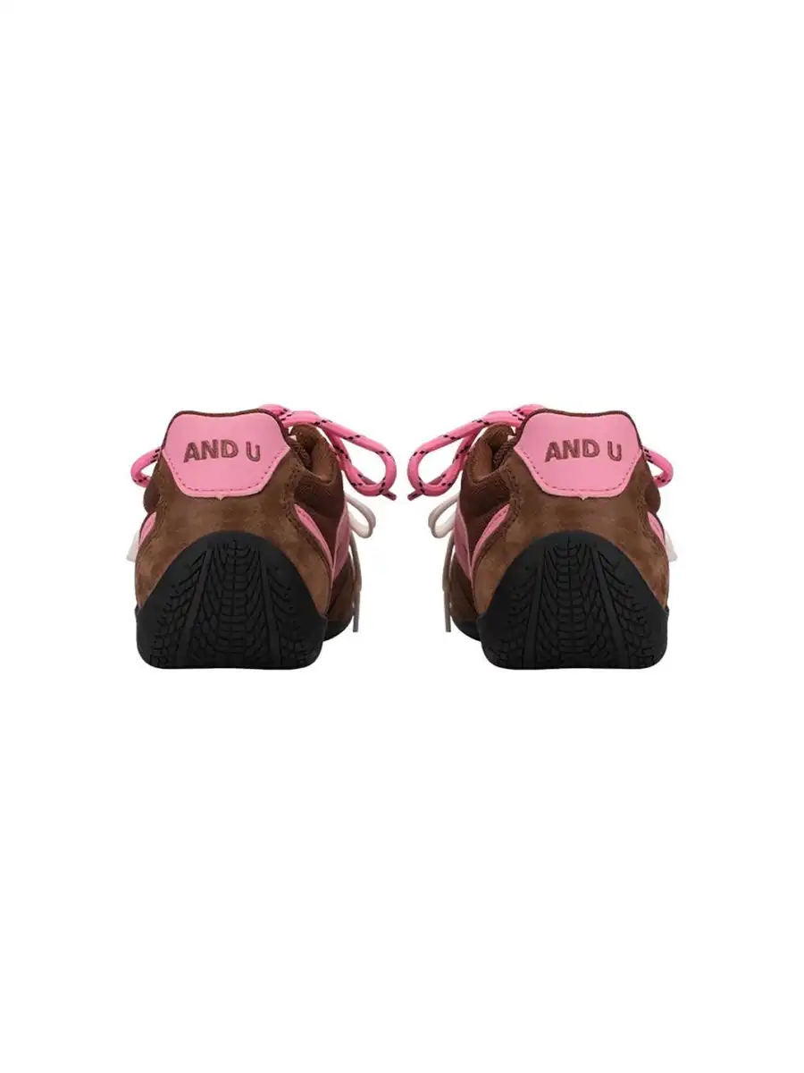 ANDU | "Chicane" Classic Racing Motor Sports Trainer-Brown - 4