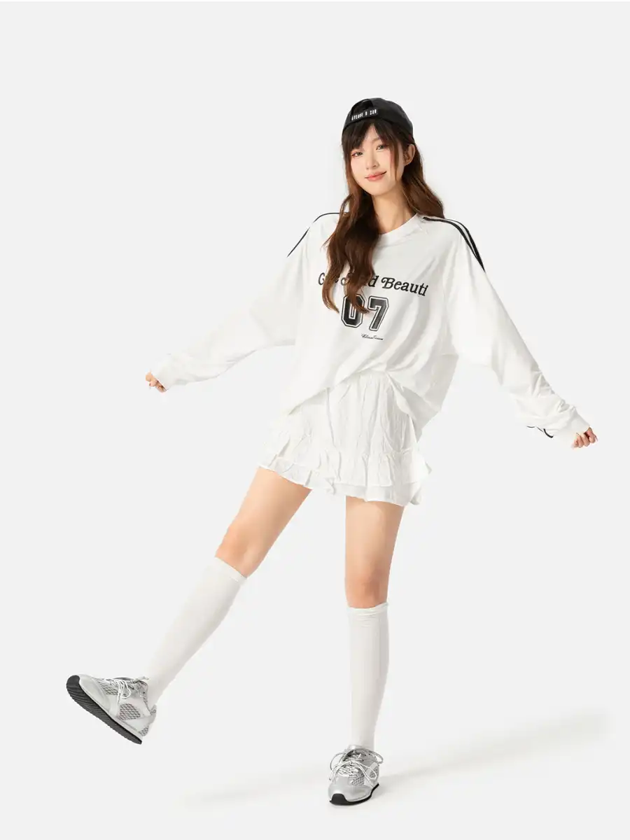 SENGUOGUO | The "Forrest Gump" Mesh Layered Laces Sneaker-Silver - 2