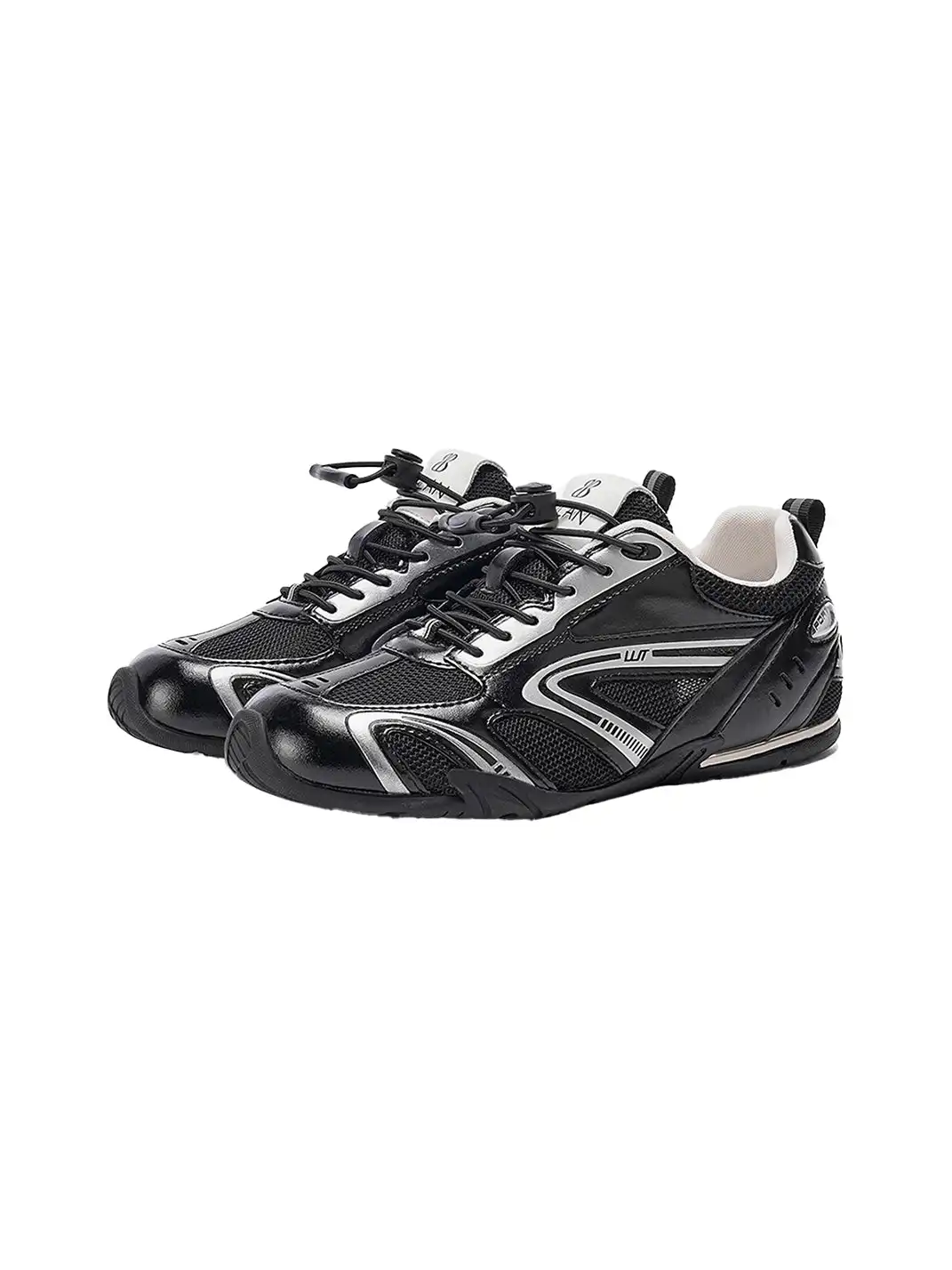 EBLAN | ”Aerodynamics” Quick Lace Racing Trainer-Black
