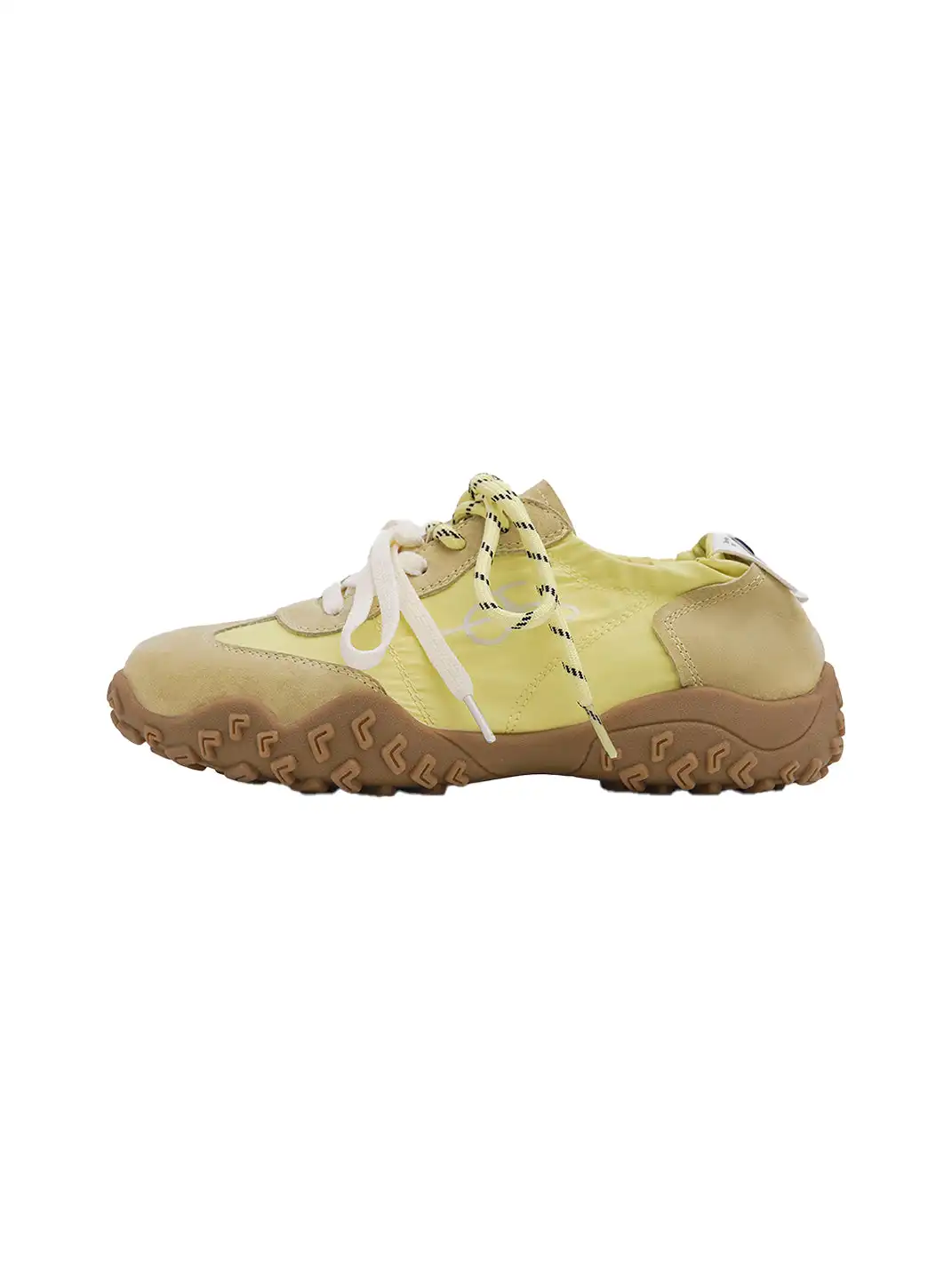 UNCLEWEN | Slip-On Double Laced Trainer With Removable Heightening Insole-Yellow