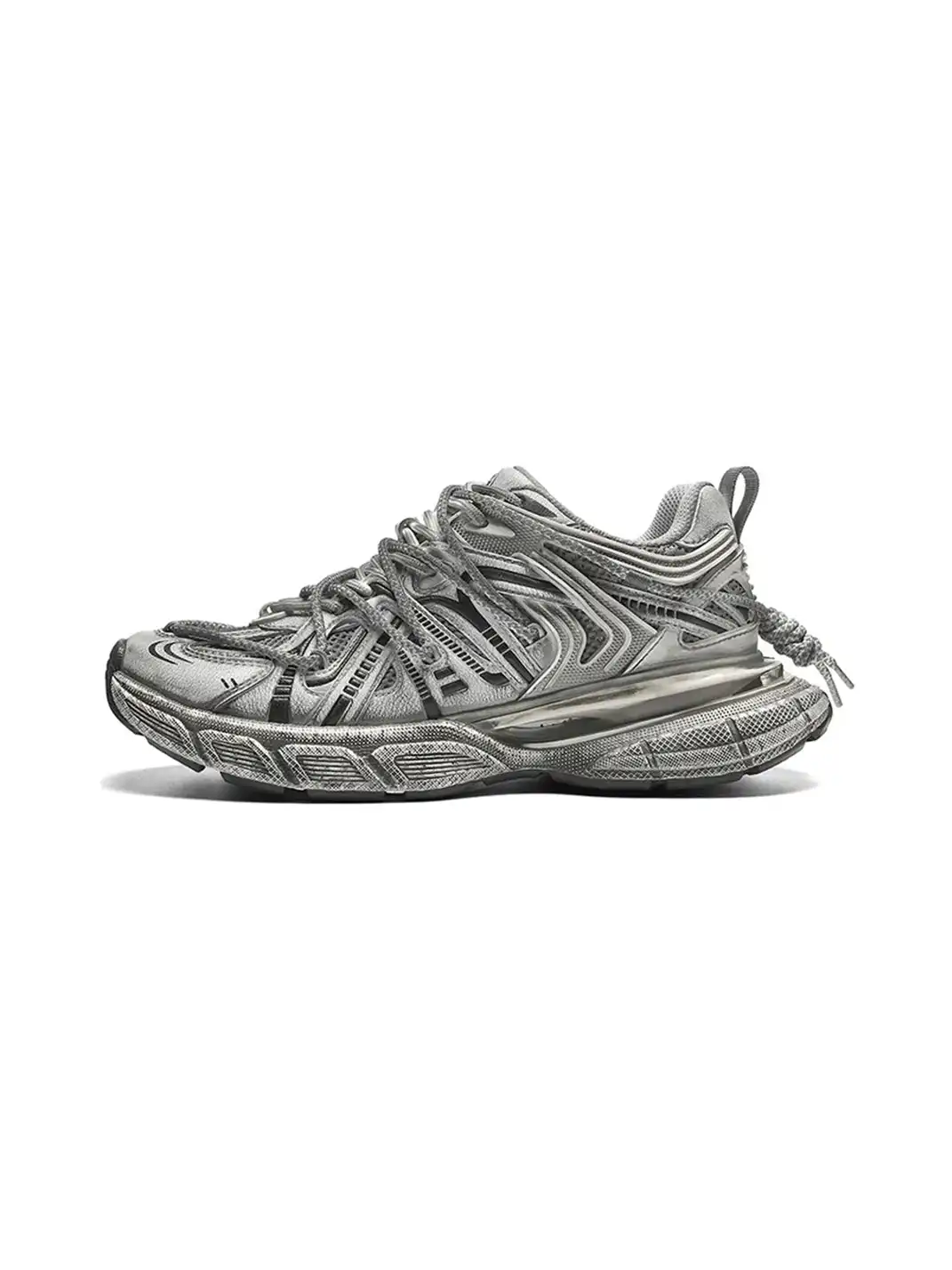 MASON GARMENTS | “Dazzle" Double Laced Chunky Fashion Sneaker-Aged