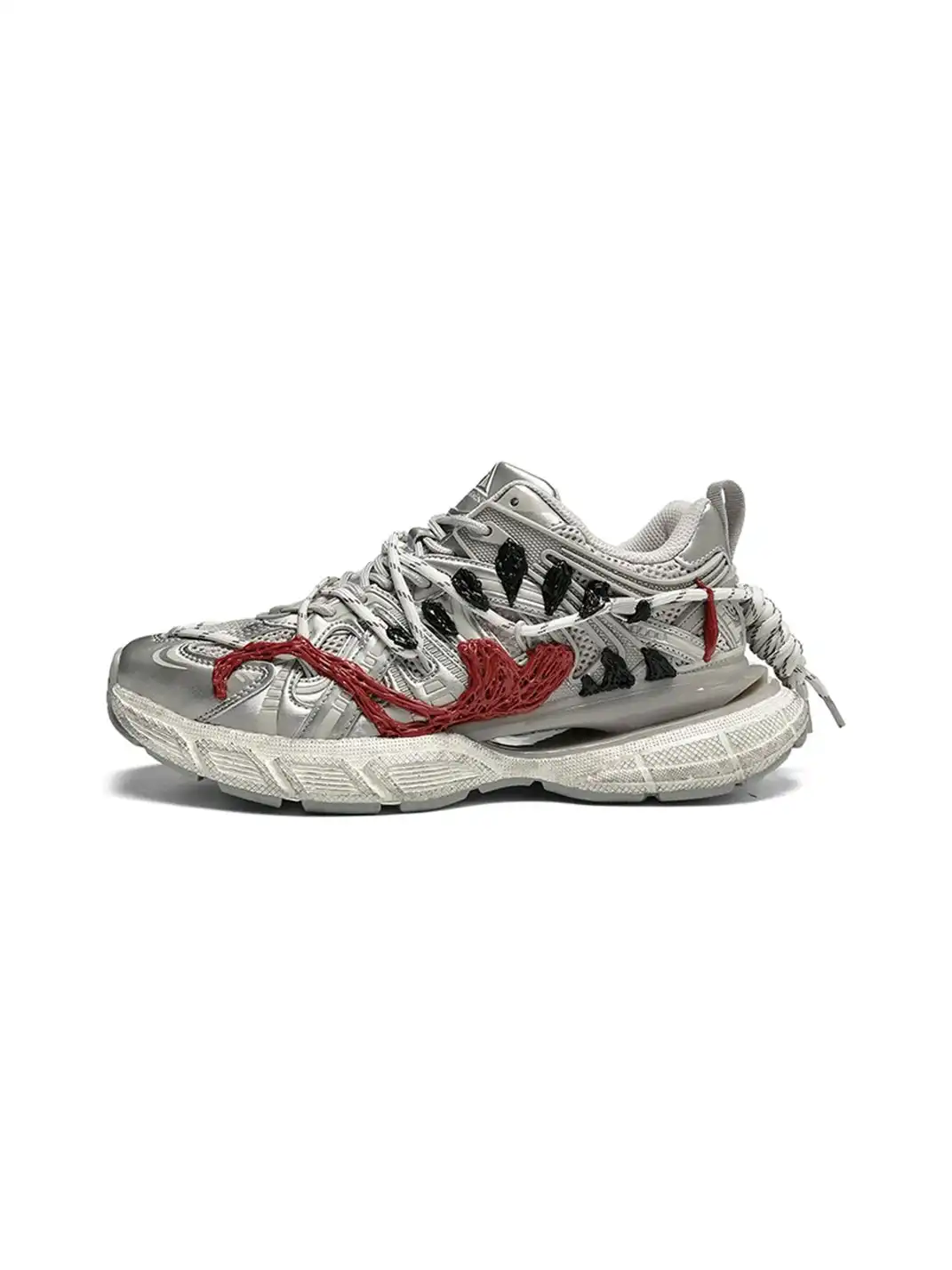 MASON GARMENTS | “Dazzle" Double Laced Chunky Fashion Sneaker-Venom