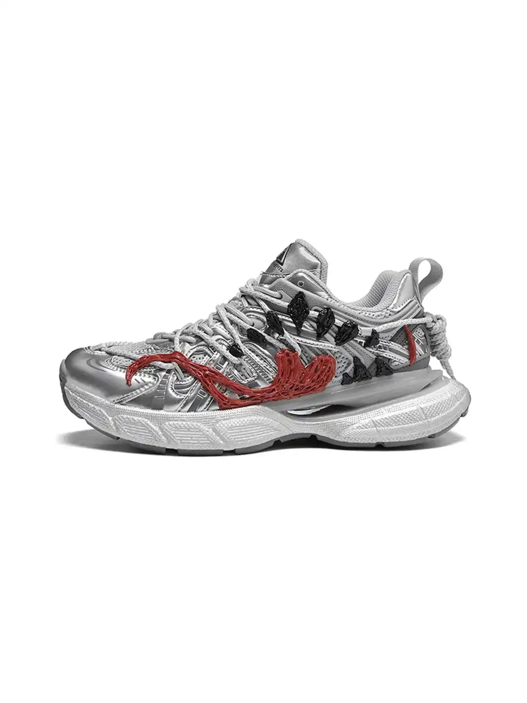 MASON GARMENTS | “Dazzle" Double Laced Chunky Fashion Sneaker-Venom