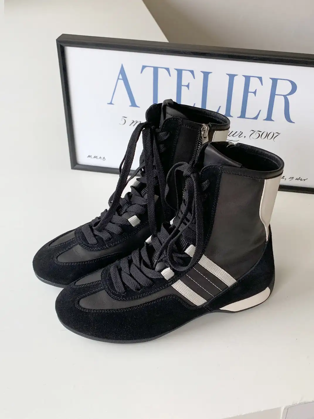 YUYAN丨Hybrid Cowgirl Boxing Trainer Boots