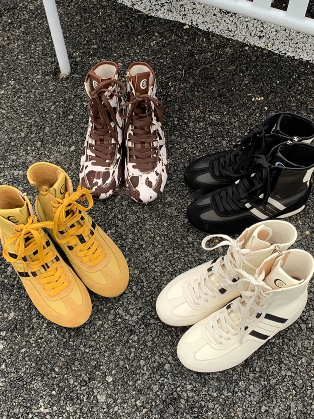 YUYAN丨Hybrid Cowgirl Boxing Trainer Boots