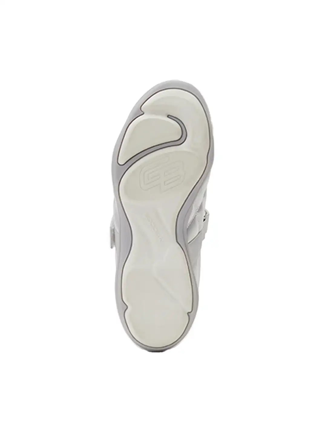 GOODBAI | Hybrid Soccer Ballet Velcro Satin Trainer-White