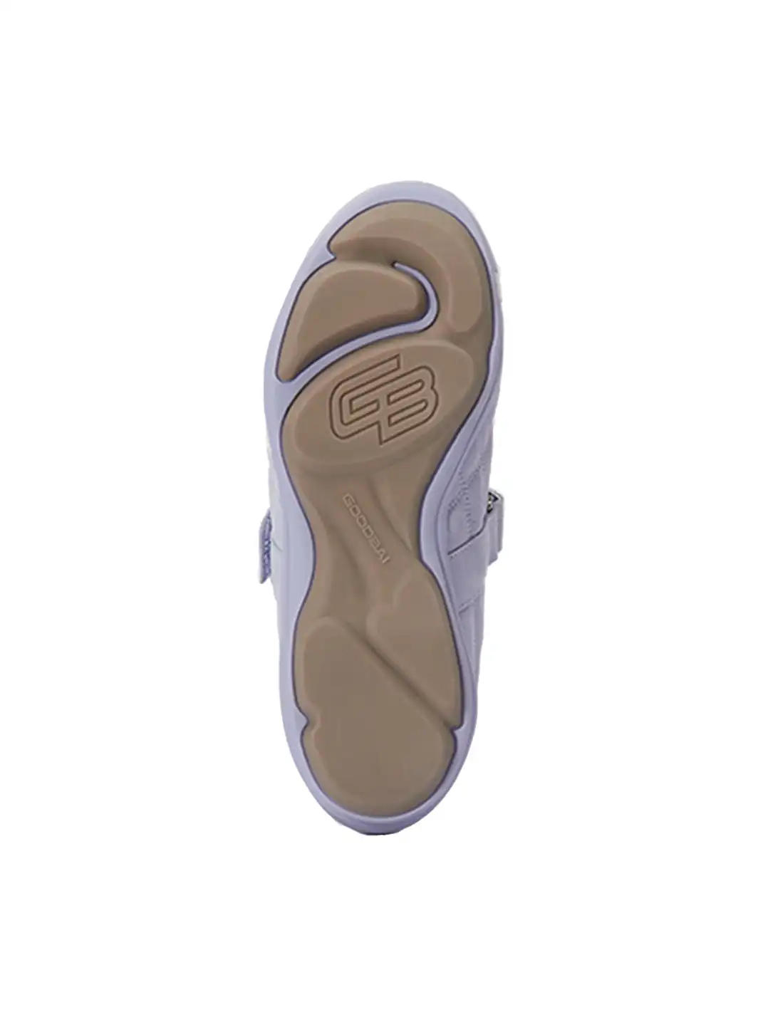 GOODBAI | Hybrid Soccer Ballet Velcro Suede Trainer-Lavender