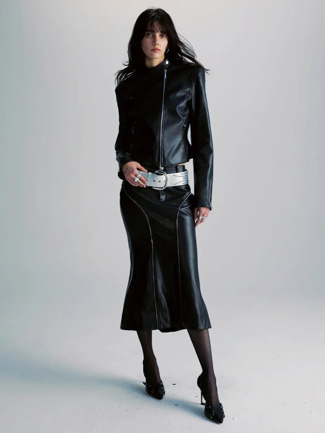 COMMONCE.NET | "Lucid Rider Silhouette No. 1" Asymmetrical Zipper Jacket