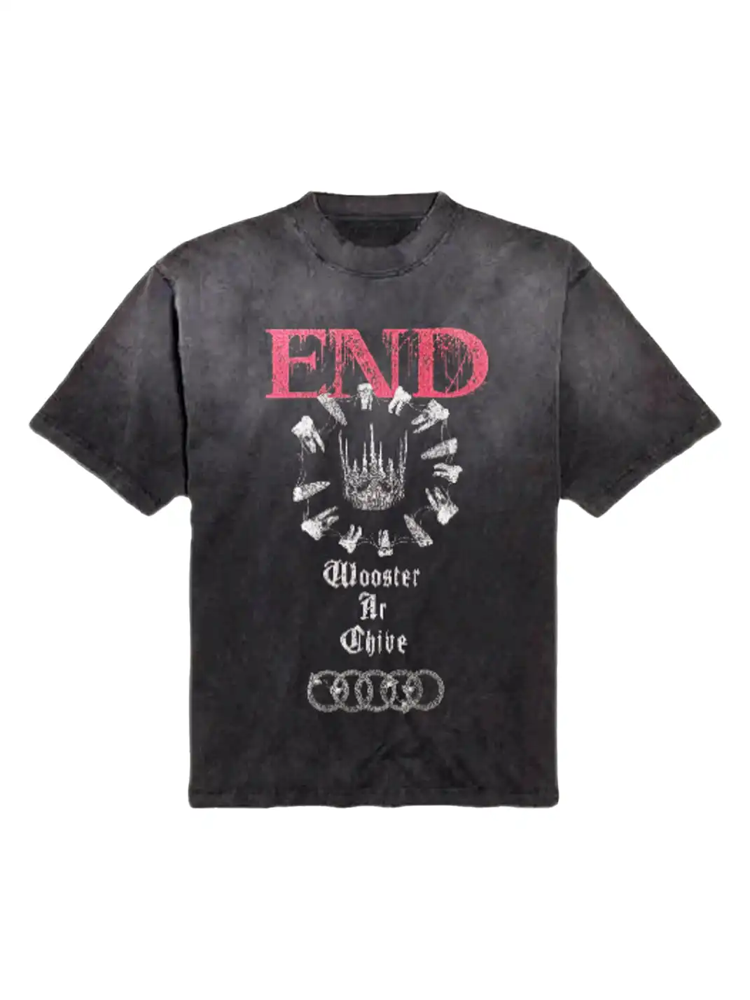 WoosterArchive | “Lost Crown" Washed Heavyweight Cotton T-Shirt
