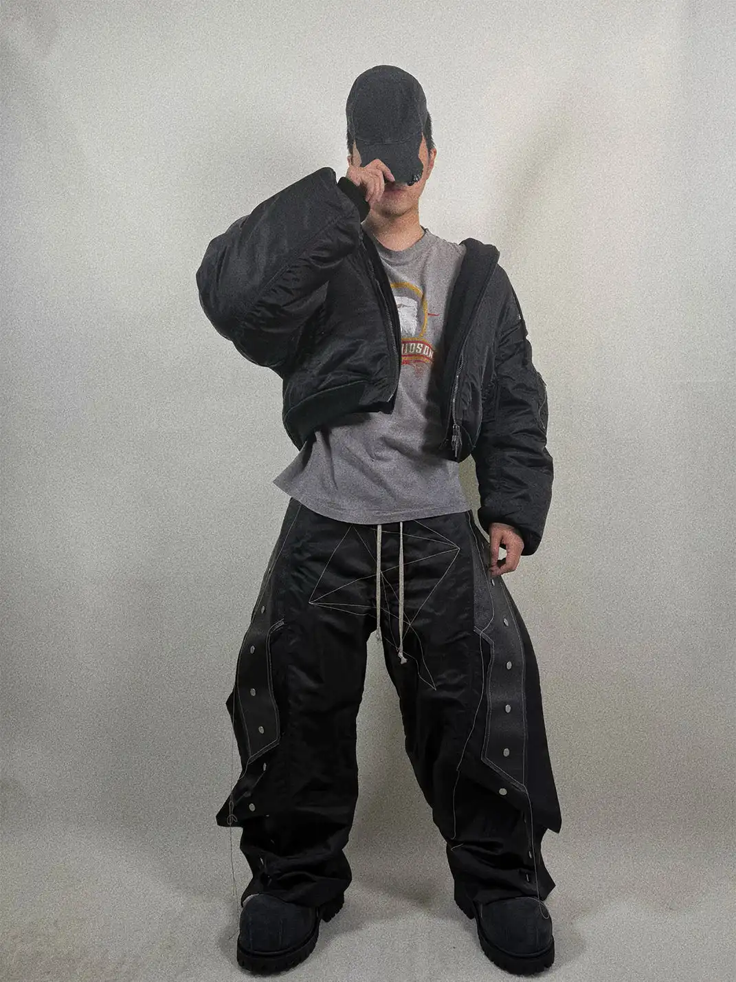 WoosterArchive | Double Layered Nylon Bomber Jacket