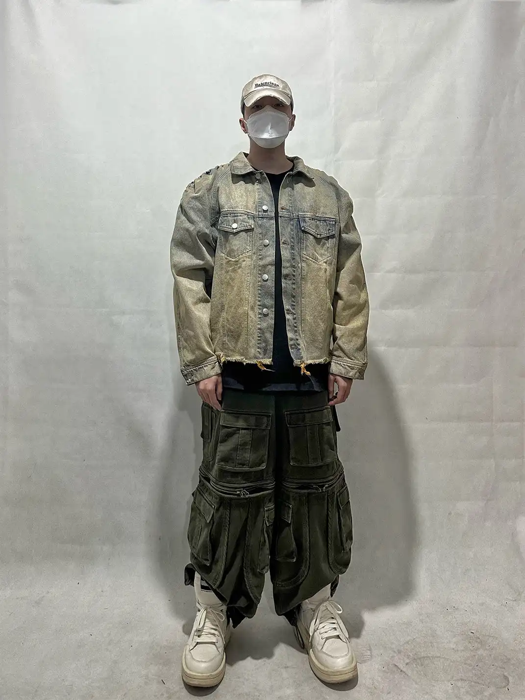 WoosterArchive | Millitary Green Cargo Pants With Removable Legs