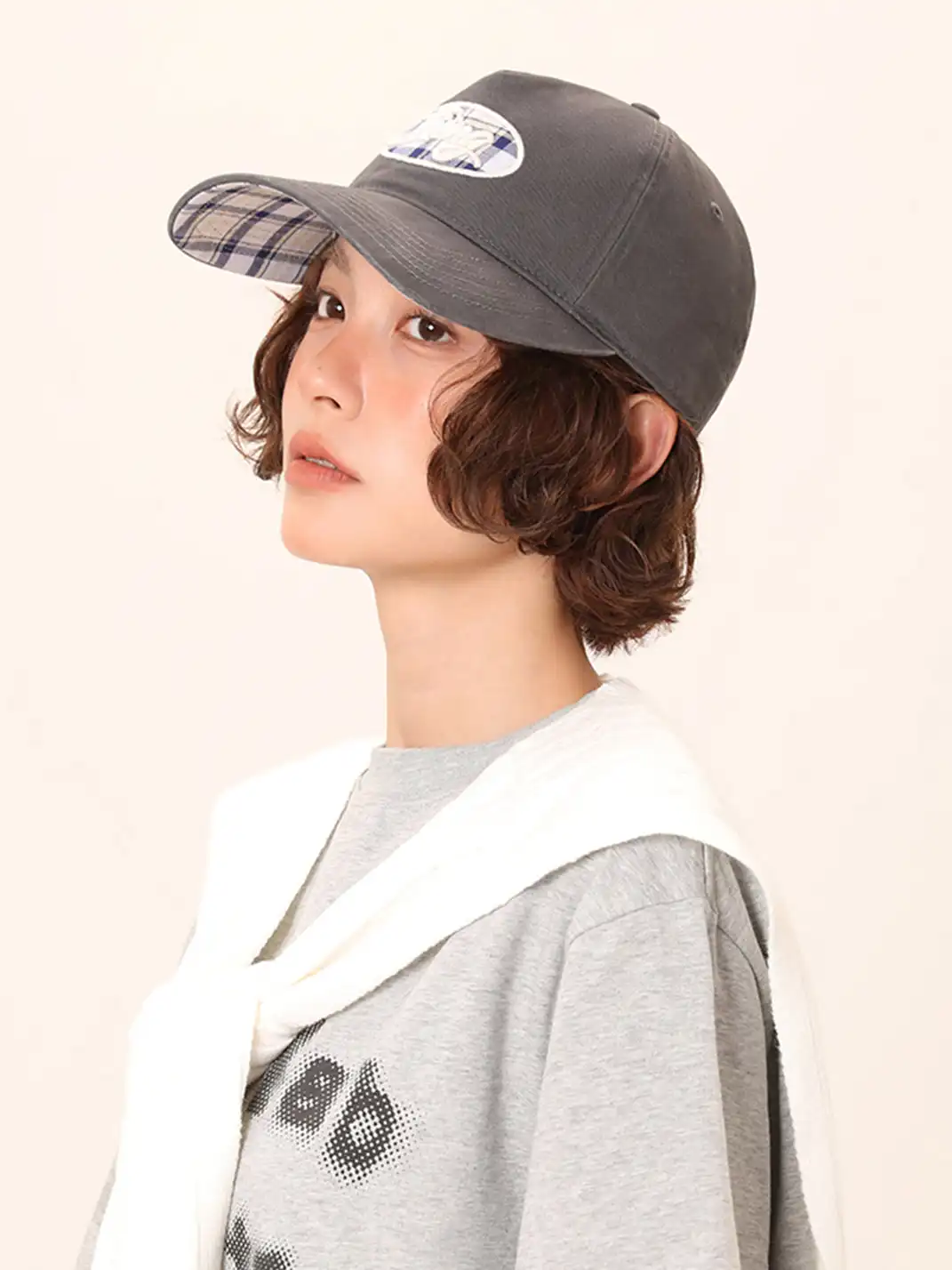 IIING | PlaidPop Curved Brim Baseball Cap