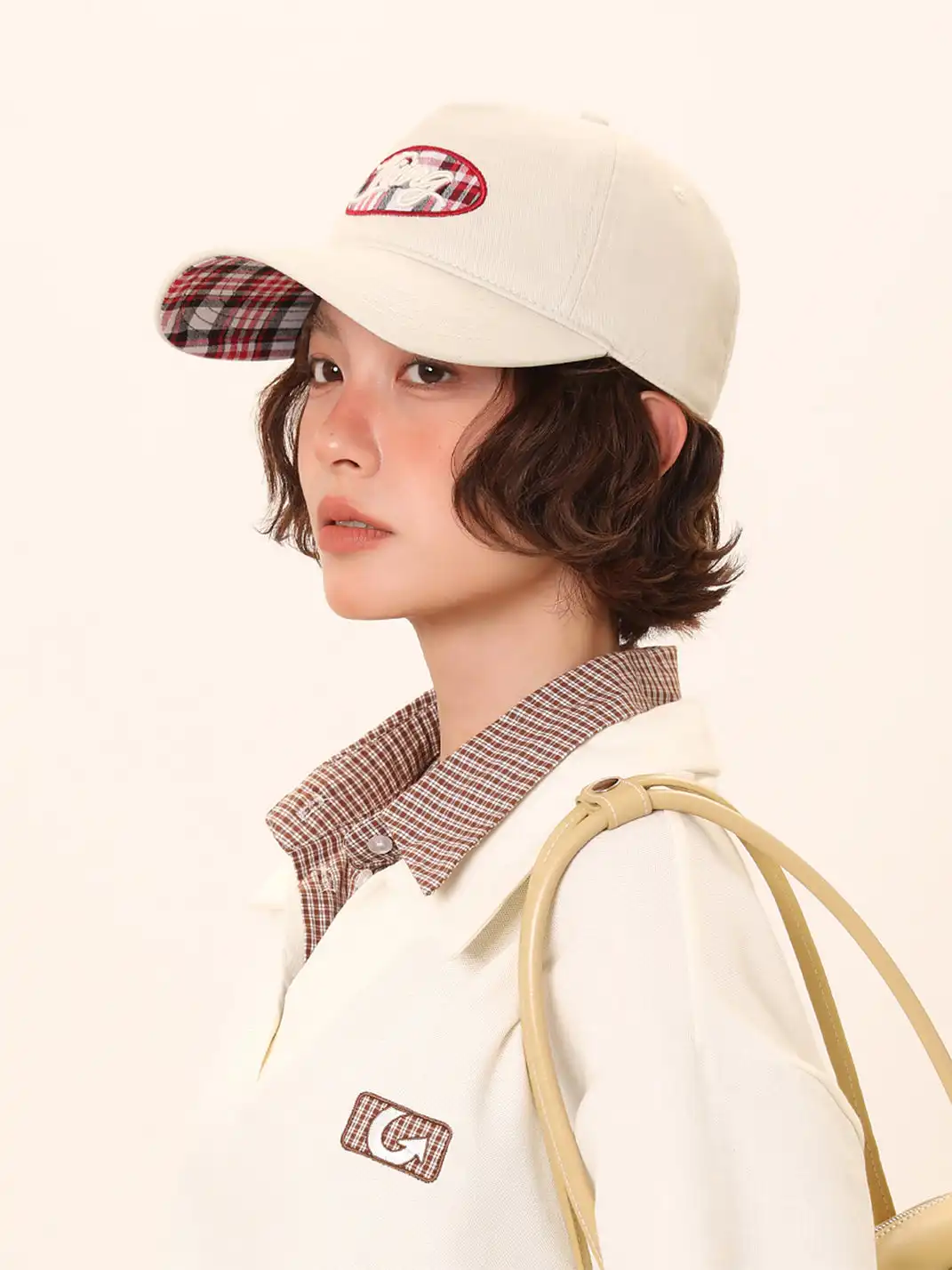IIING | PlaidPop Curved Brim Baseball Cap