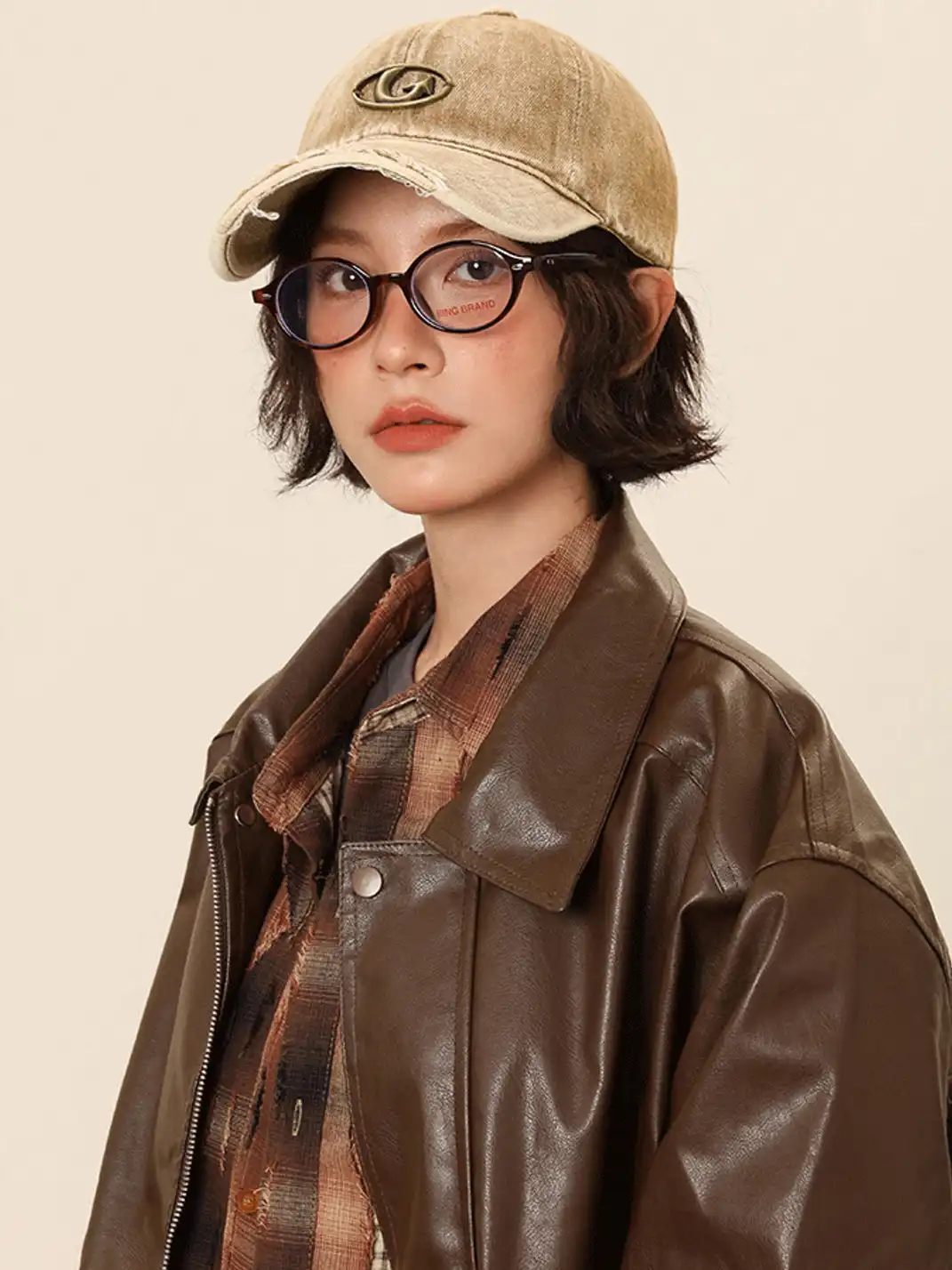 IIING | Curved Brim Washed Denim Baseball Cap