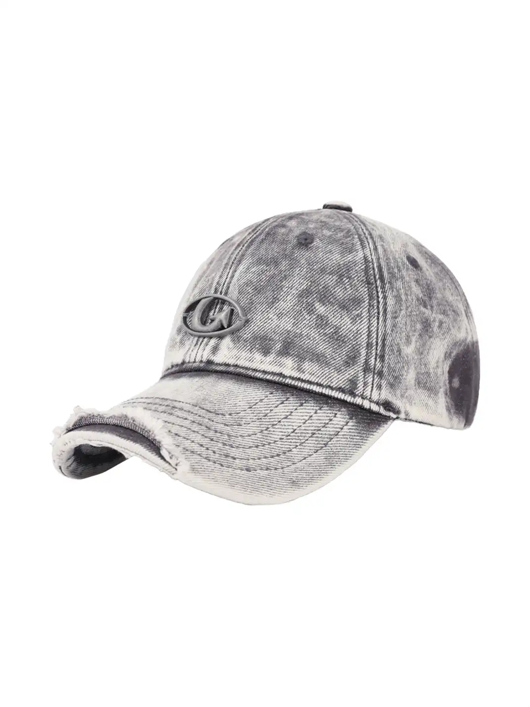 IIING | Curved Brim Washed Denim Baseball Cap