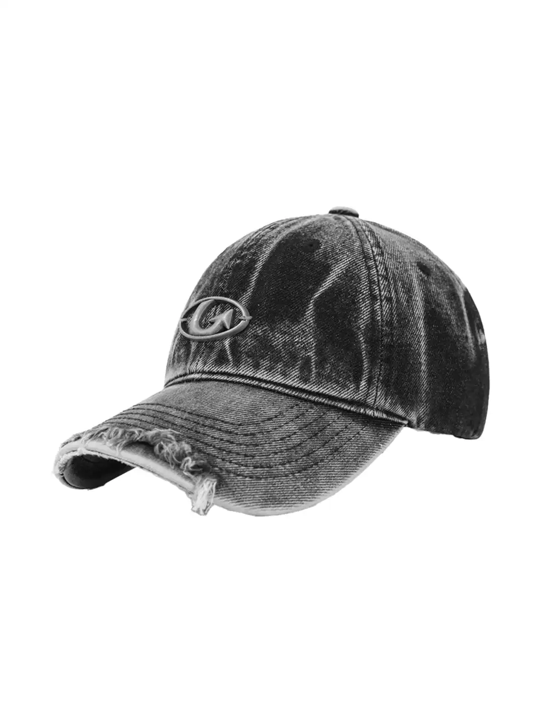 IIING | Curved Brim Washed Denim Baseball Cap