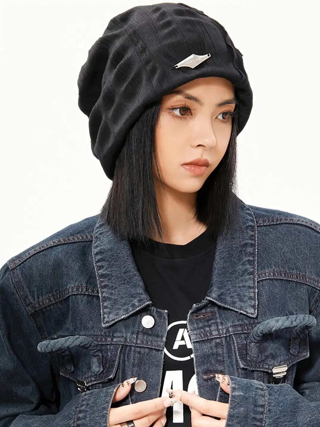 IIING | Cloudgrain Drift Knit Loose-Fit Beanie
