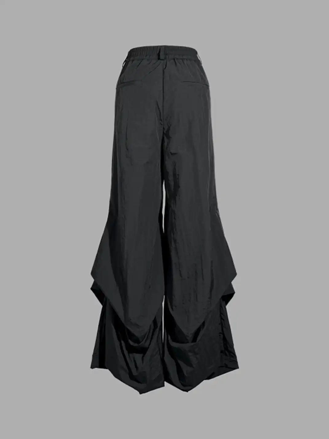 Vanguardia | Cascade Drape Nylon Loose Pants