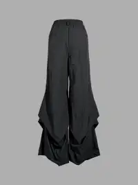 Vanguardia | Cascade Drape Nylon Loose Pants