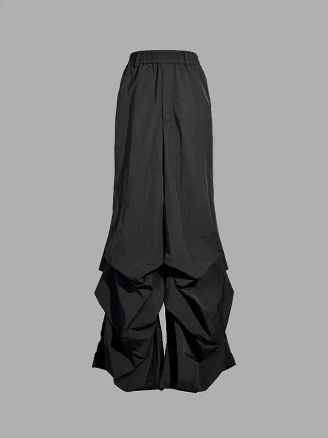 Vanguardia | Cascade Drape Nylon Loose Pants
