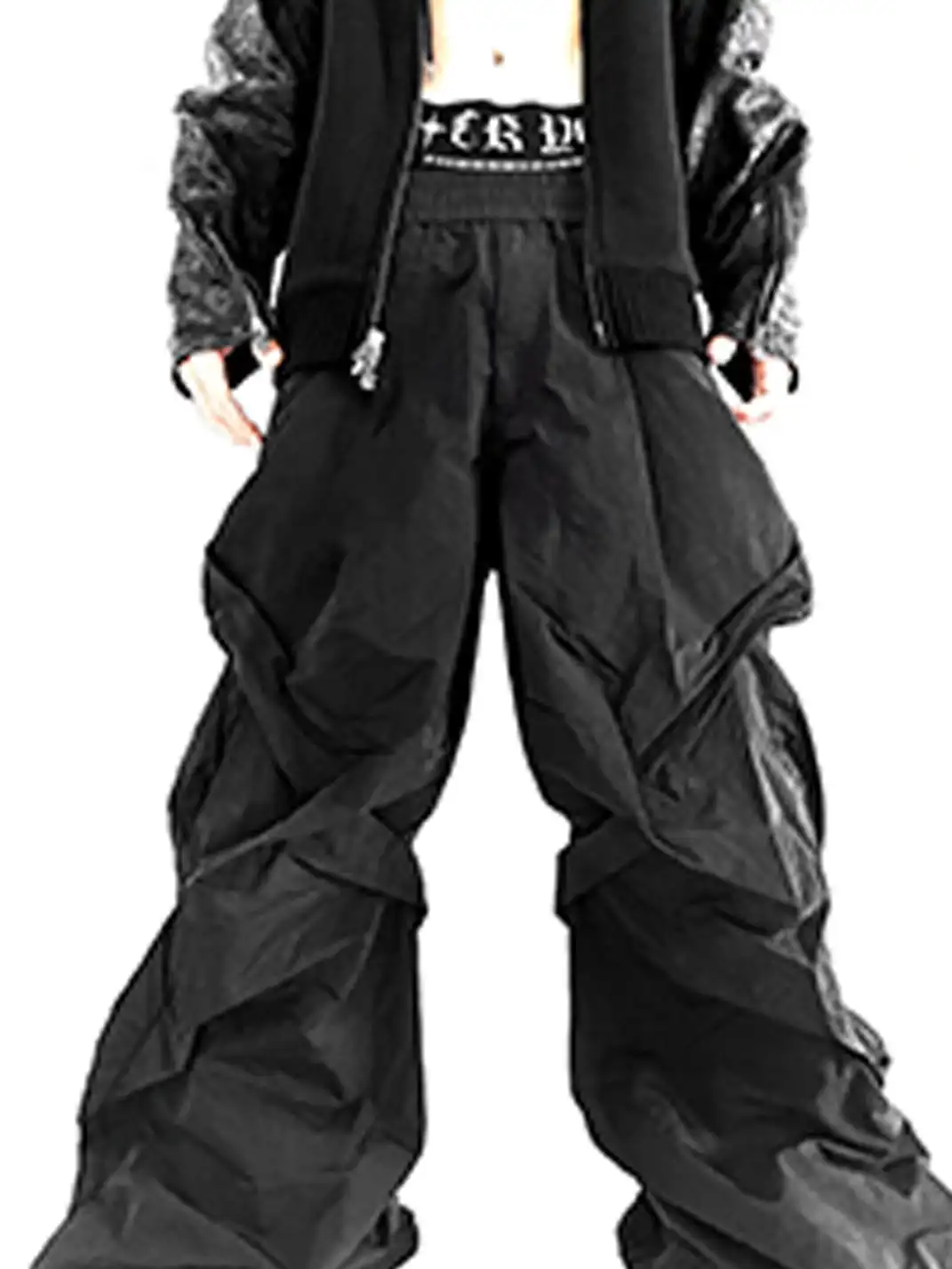Vanguardia | Cascade Drape Nylon Loose Pants 2.0