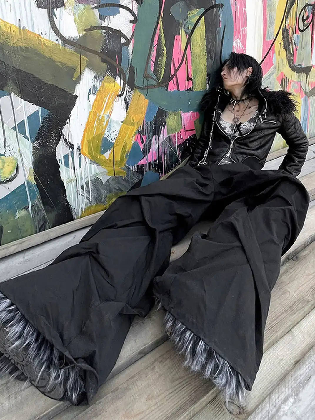 Vanguardia | Cascade Drape Nylon Loose Pants 2.0